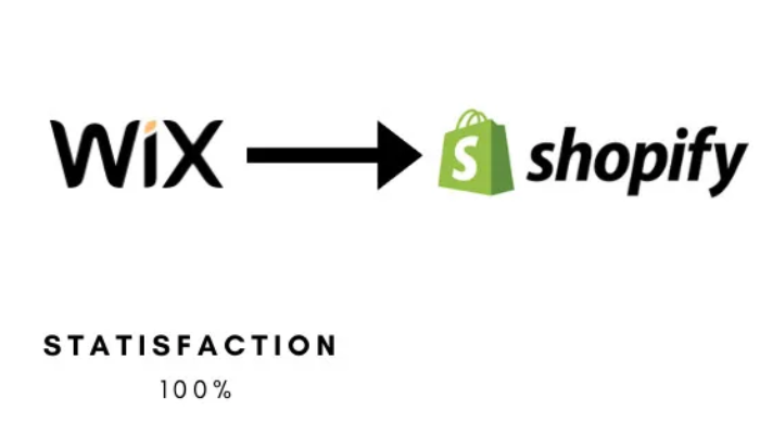 We will migrate wix website to shopify