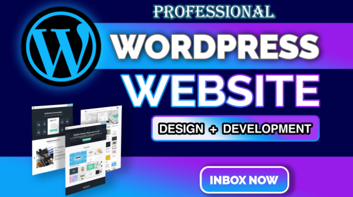 We will do wordpress website development and responsive website development